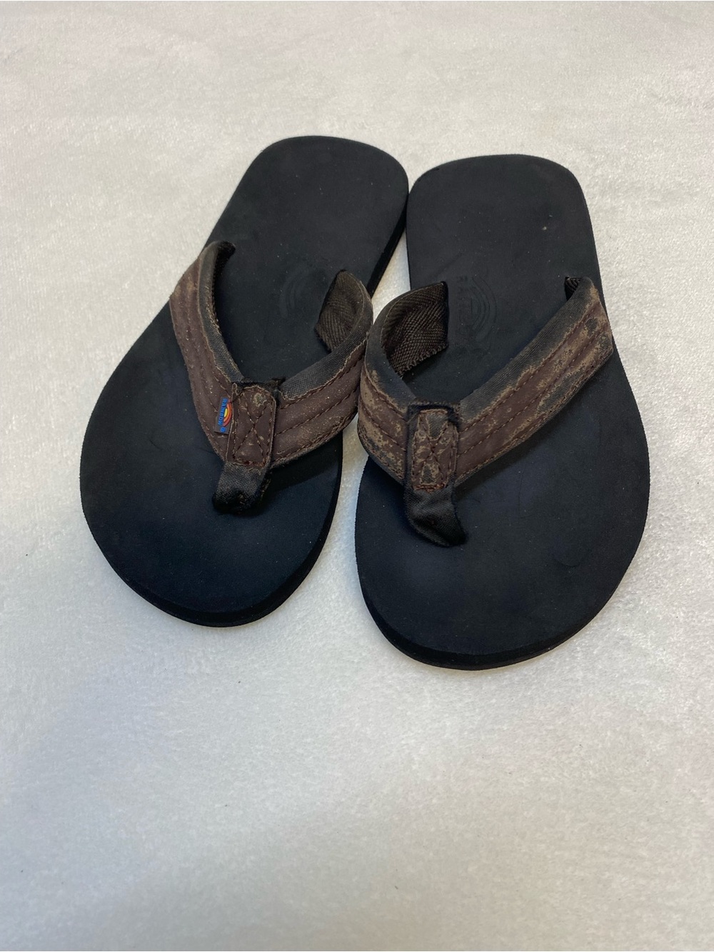 Rainbow Sandals Kid's flip flops size 12.5 little kids